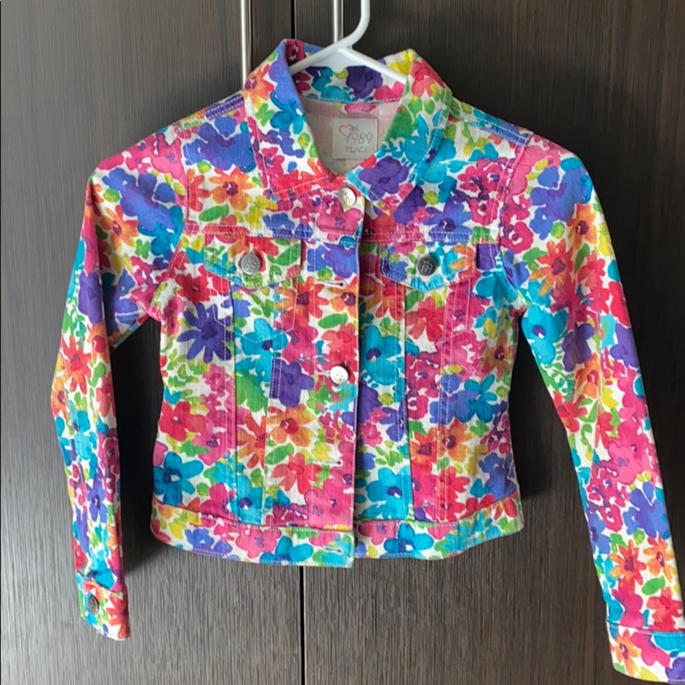 Flower Denim Jacket